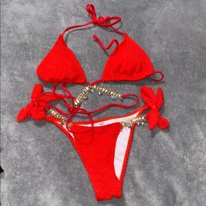 Red bikini
